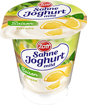 Sahne Joghurt mild Saison Sommer